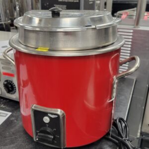 Used Vollrath 7217255 11 Qt. Retro Stock Pot Kettle Rethermalizer – Red