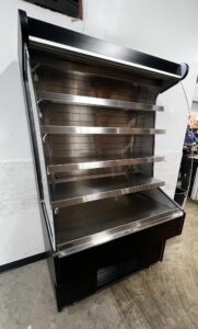 Used RPI Open Air Refrigerated Display Case w/ Security Panels - RPI #SCRFC4878R-image